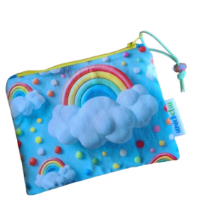 Etui wolken regenboog baby's speentje