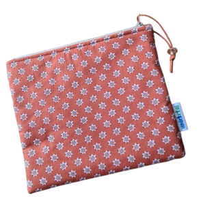 Etui bloemetjes gevoerd verstevigd medicatie make up pennen