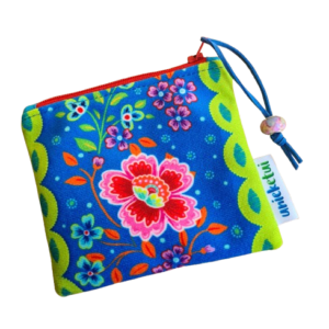 Etui - velvet bloemen