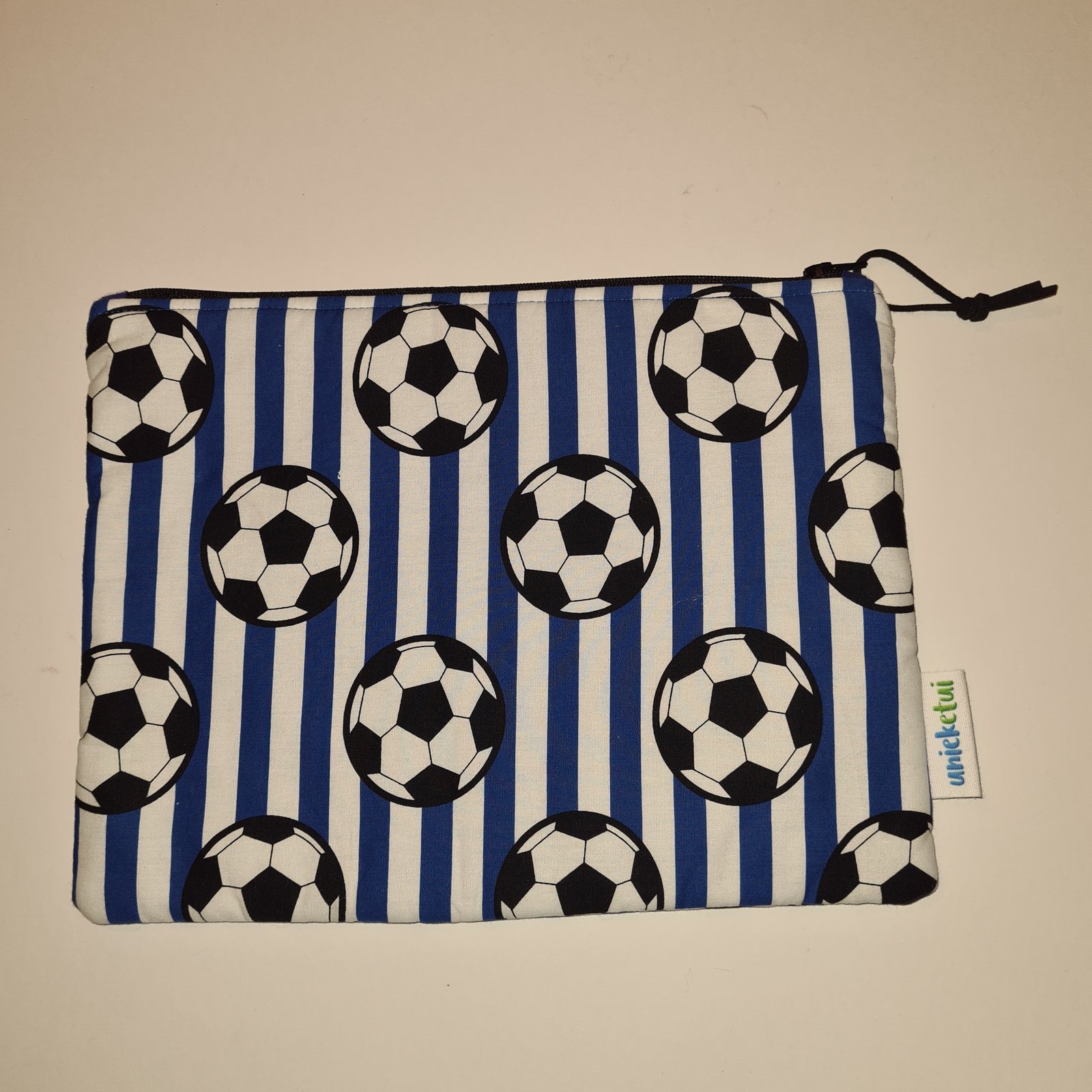 Etui | voetbal blauw-wit - 31