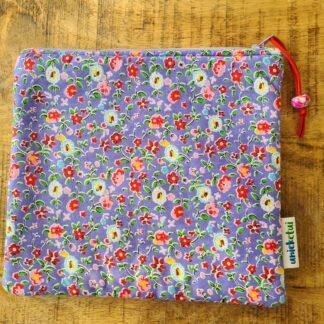 Etui | bloemenzee paars - 18