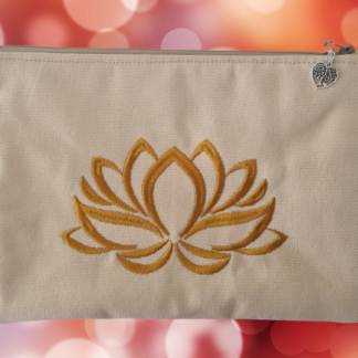 SPIRITUEEL | etui lotusbloem - goud