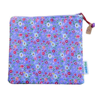 Etui | bloemenzee paars - 18