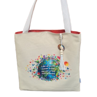 SPIRITUEEL | Tote bag - Wereldbol