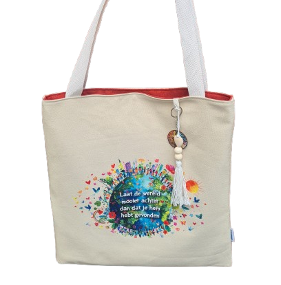 SPIRITUEEL | Tote bag - Wereldbol
