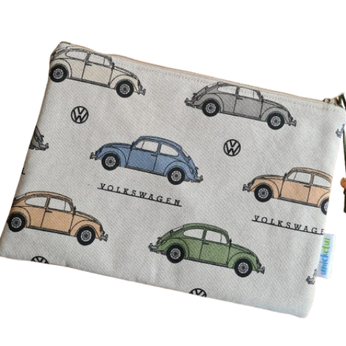 Etui Volkswagen retro binnenvoering en verstevigd pennen opladers